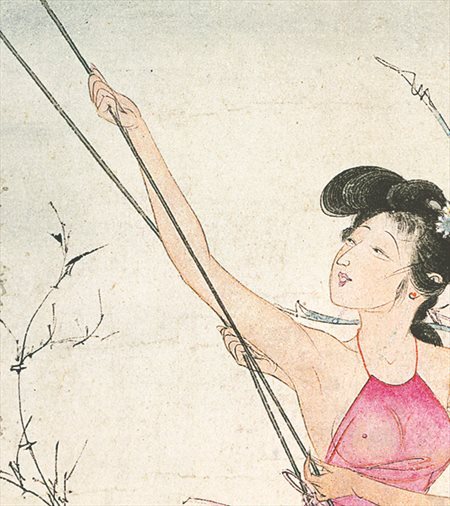 德庆-胡也佛的仕女画和最知名的金瓶梅秘戏图